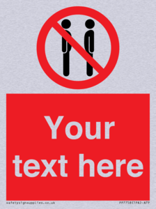 Custom prohibition not face to face